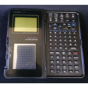 Vintage Sharp Wizard OZ-7000 Digital Electronic Calculator Organizer - Untested